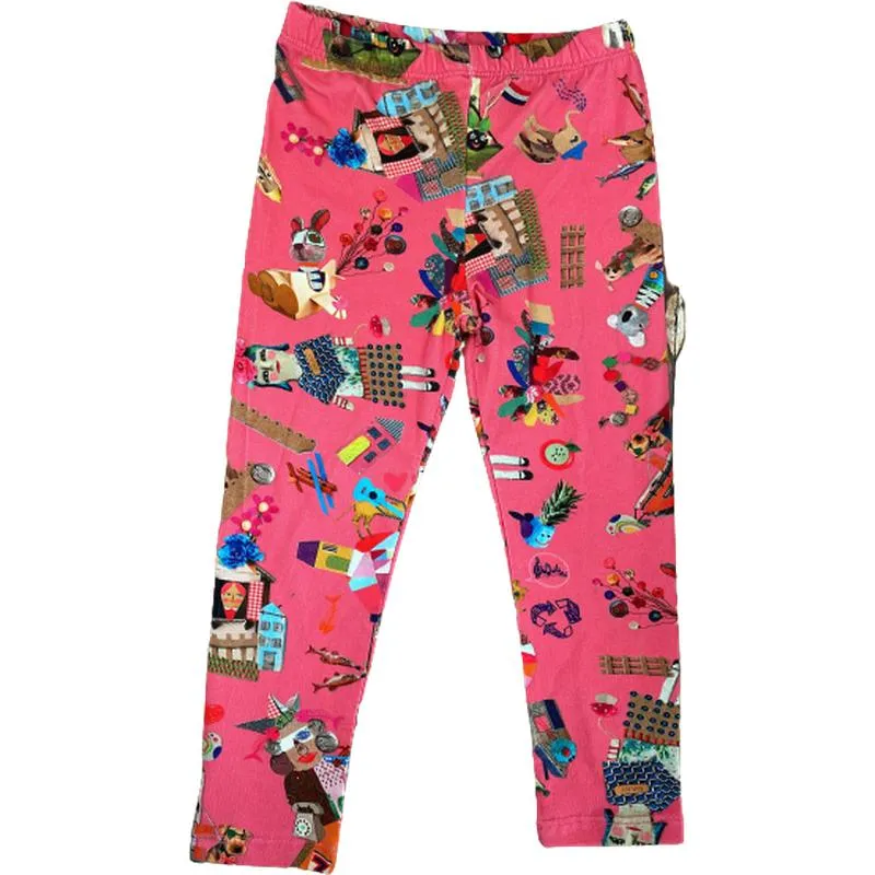 Mädchen Collage Craft Jersey Hose