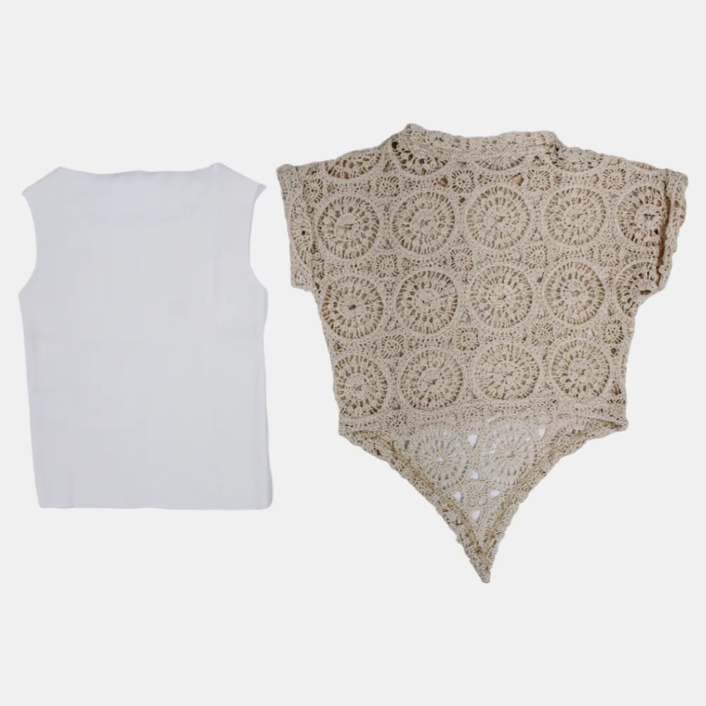 Mädchen Baumwollbluse mit Spitzendetails