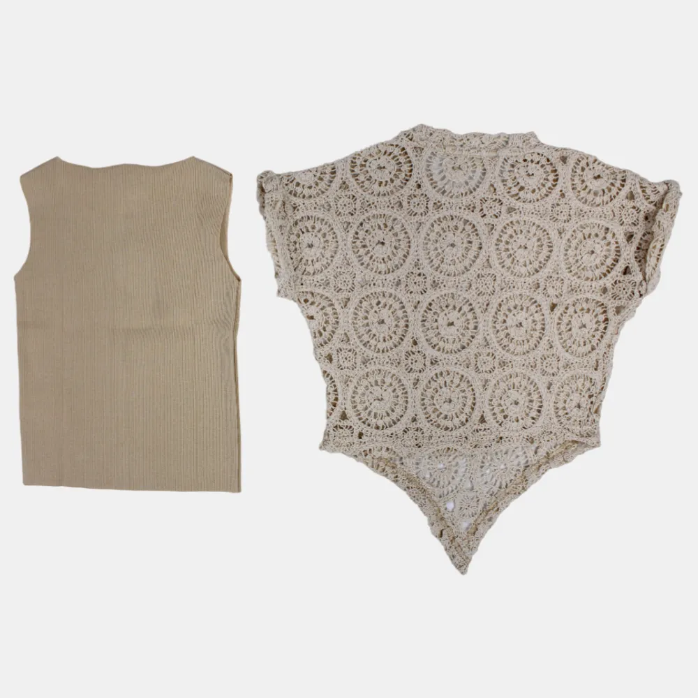 Mädchen Baumwollbluse mit Spitzendetails