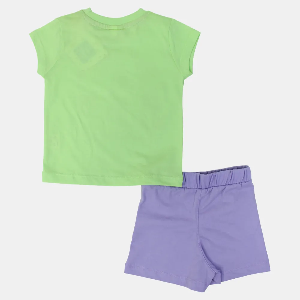 Mädchen Baumwoll Schlafanzug Set – Niedliches Design