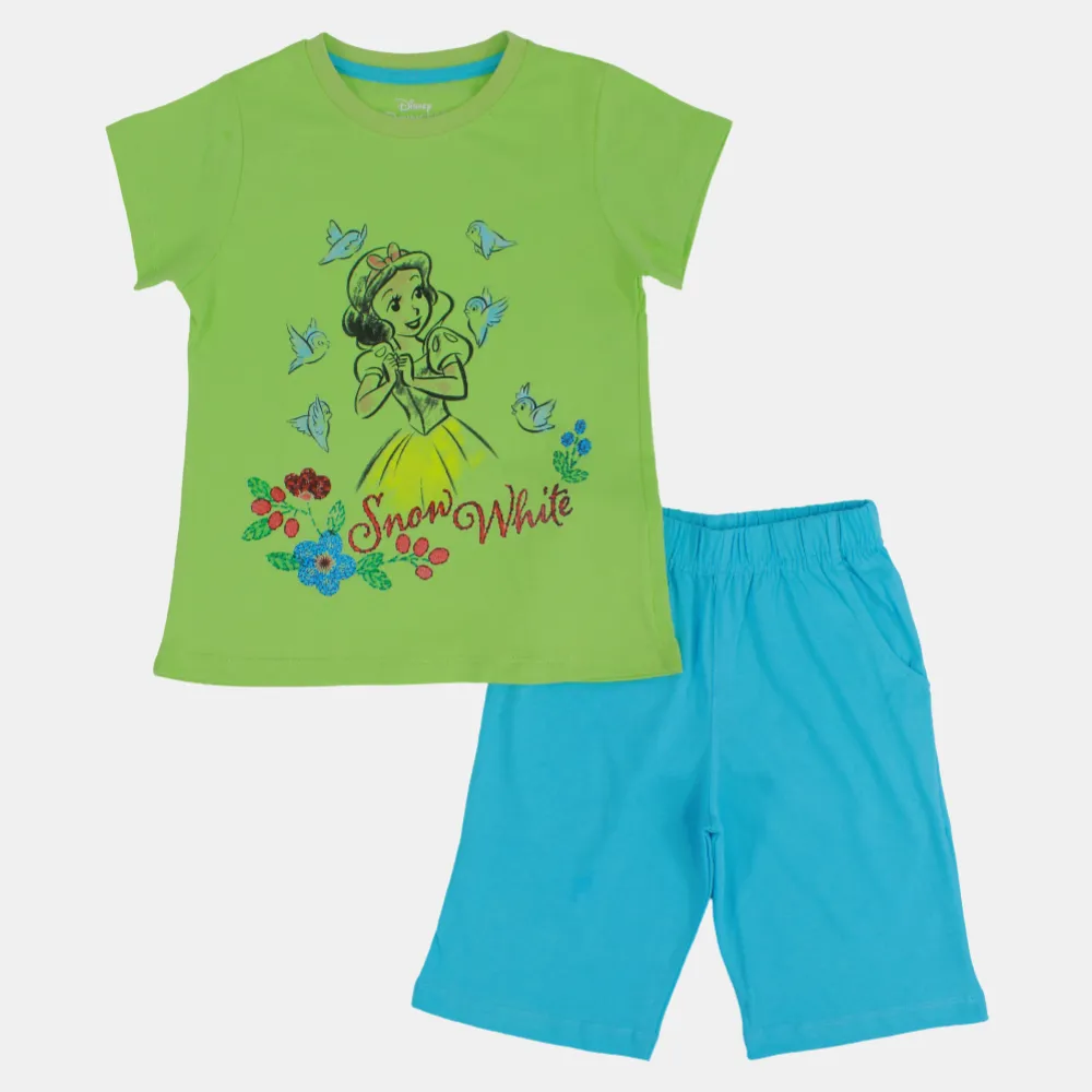 Mädchen Baumwoll Schlafanzug Set – Schneewittchen Design