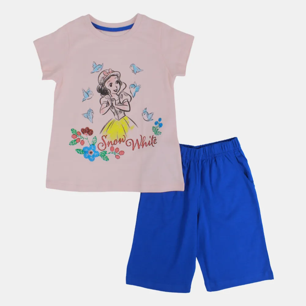 Mädchen Baumwoll Schlafanzug Set – Schneewittchen Design