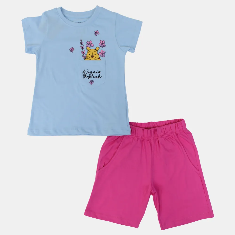 Mädchen Baumwoll Schlafanzug-Set - Winnie The Pooh Design