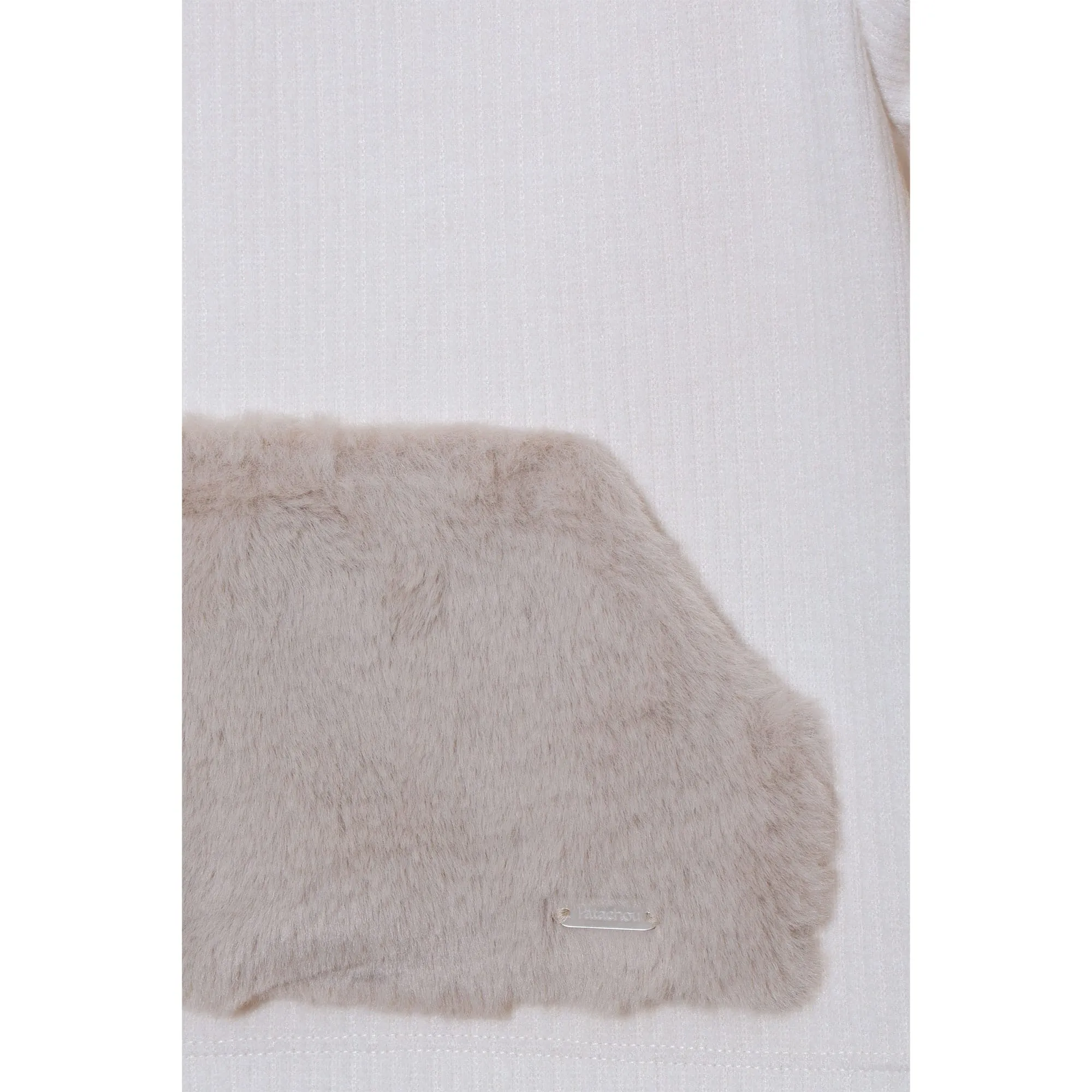 Mädchen Creme Leggings-Set