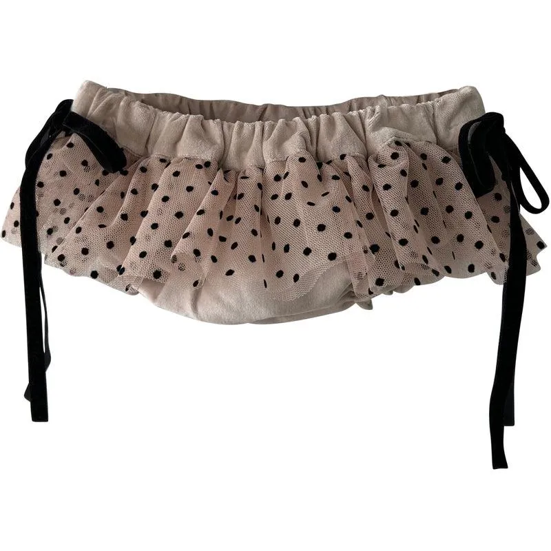 Mädchen Creme Polka Dot Bloomers