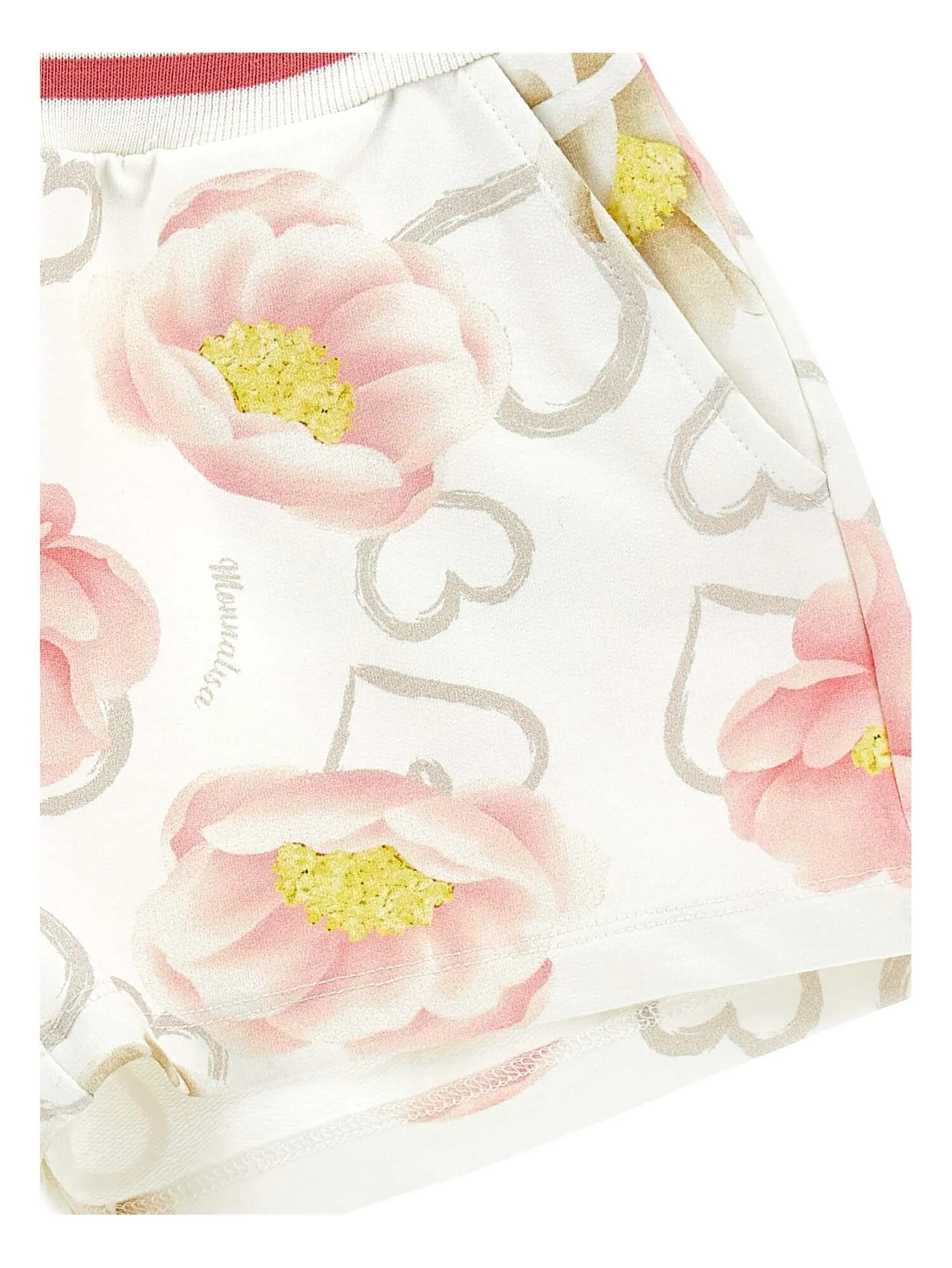Mädchen Creme Rose Shorts