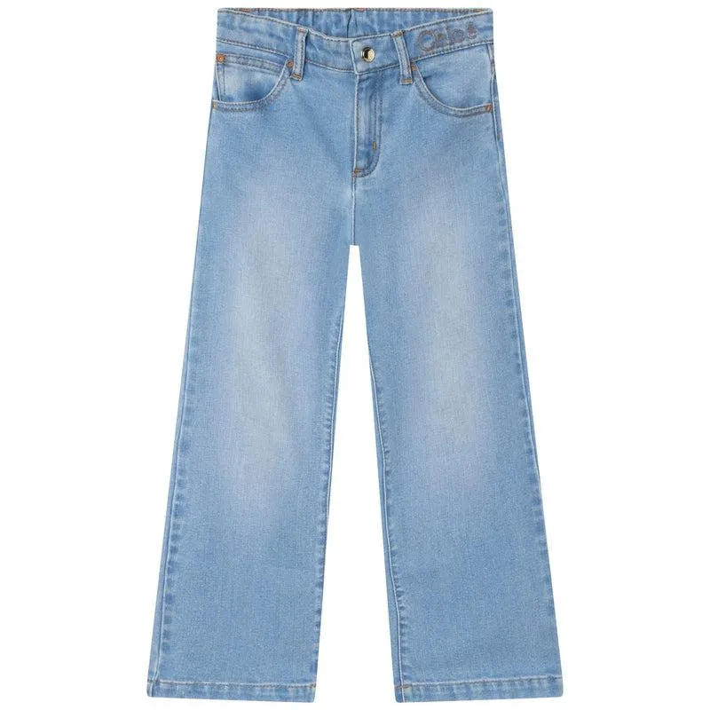 Mädchen Jeans Blaue Hose