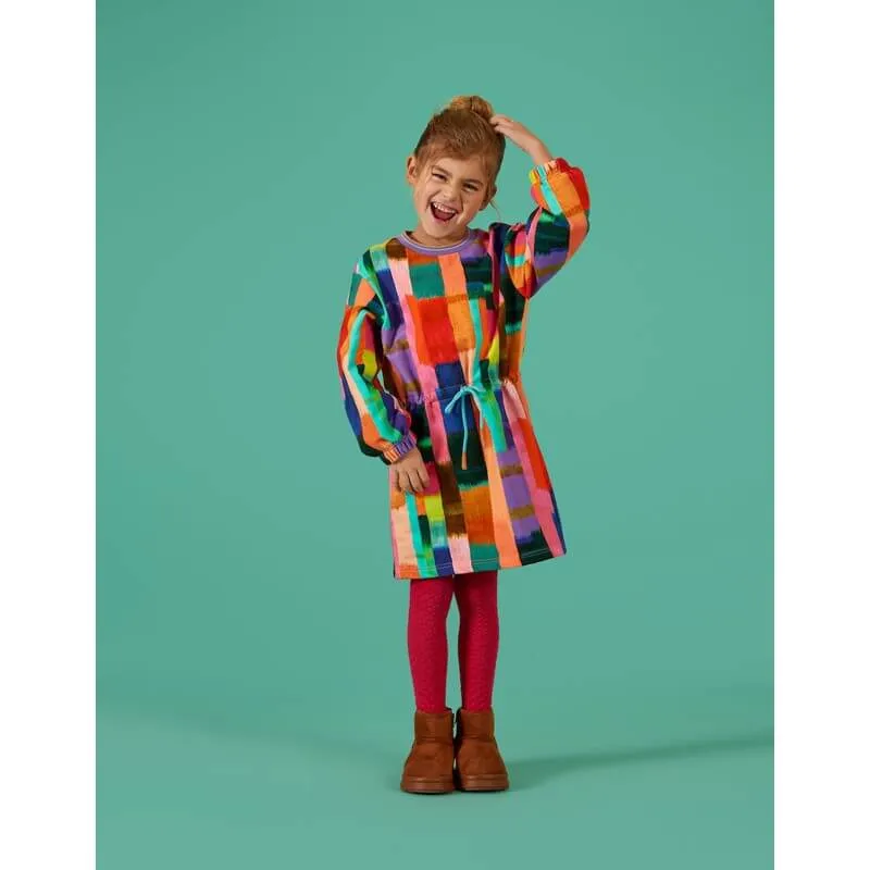 Mädchen Dia Strickkleid