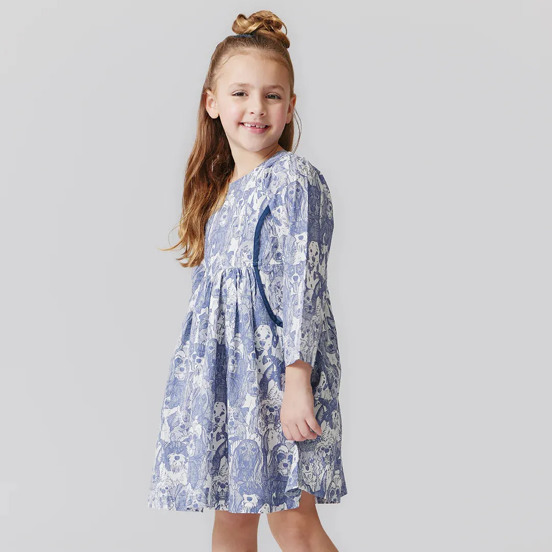 Mädchen Eden Kleid Hundes Im Überfluss