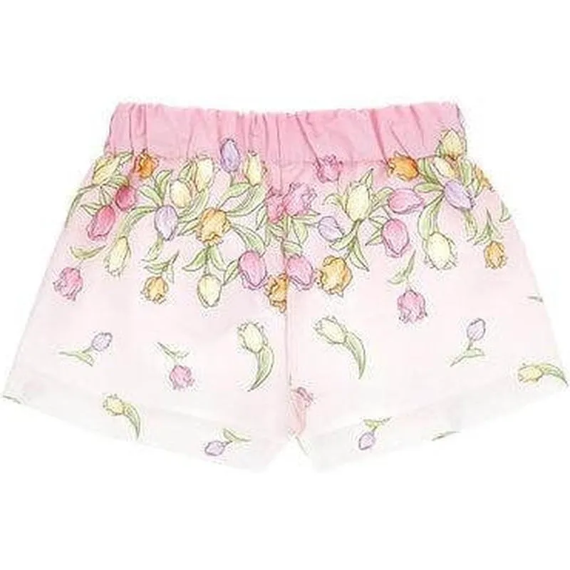 Mädchen Blumenmuster Shorts