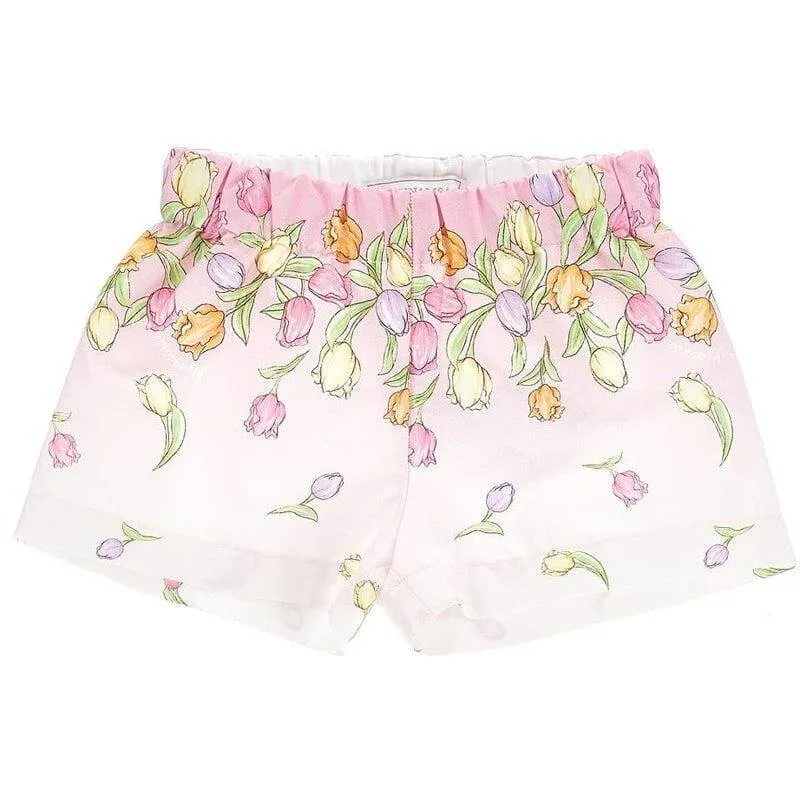 Mädchen Blumenmuster Shorts