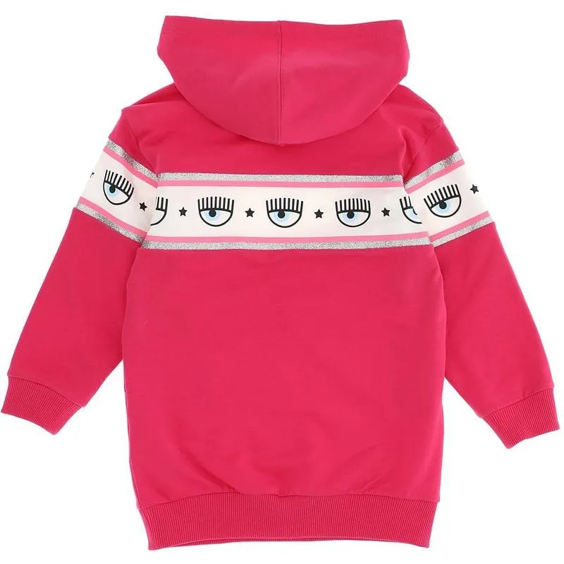 Mädchen Fuchsia Augen Kleid