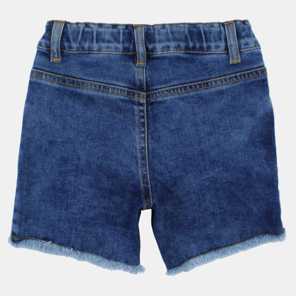 Mädchen Navy Jeans Shorts