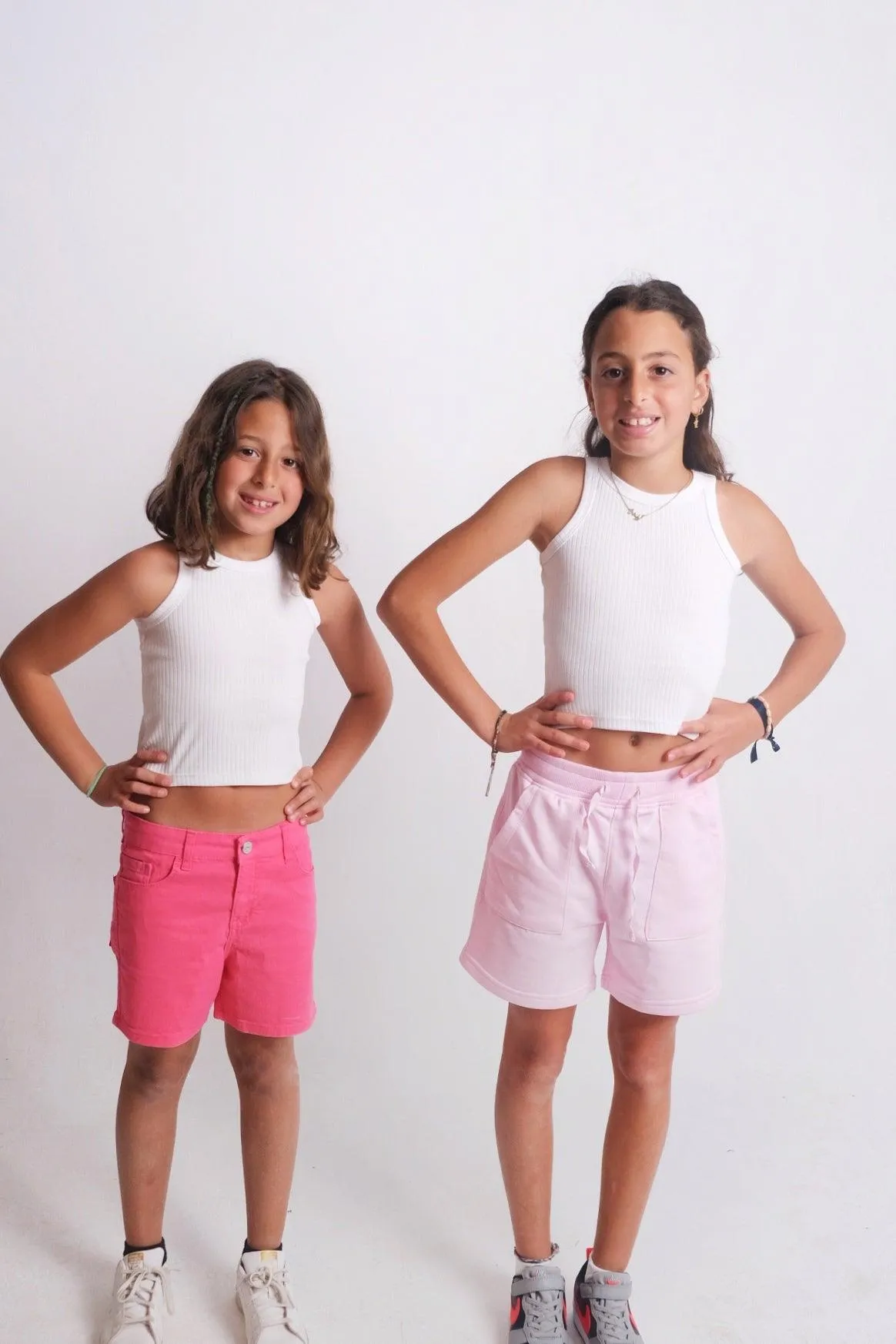Mädchen Bequeme Rosa Shorts