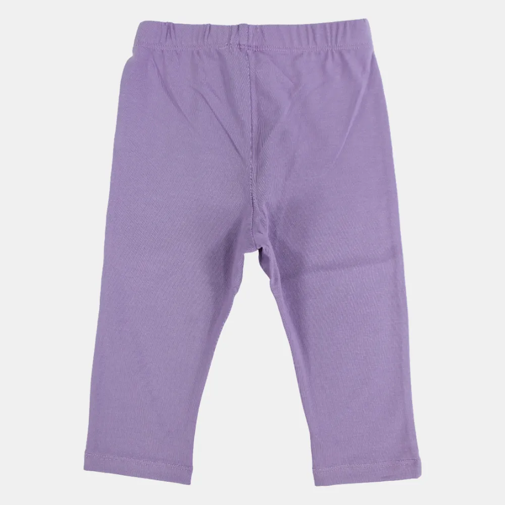 Einfache Baumwoll-Leggings für Mädchen