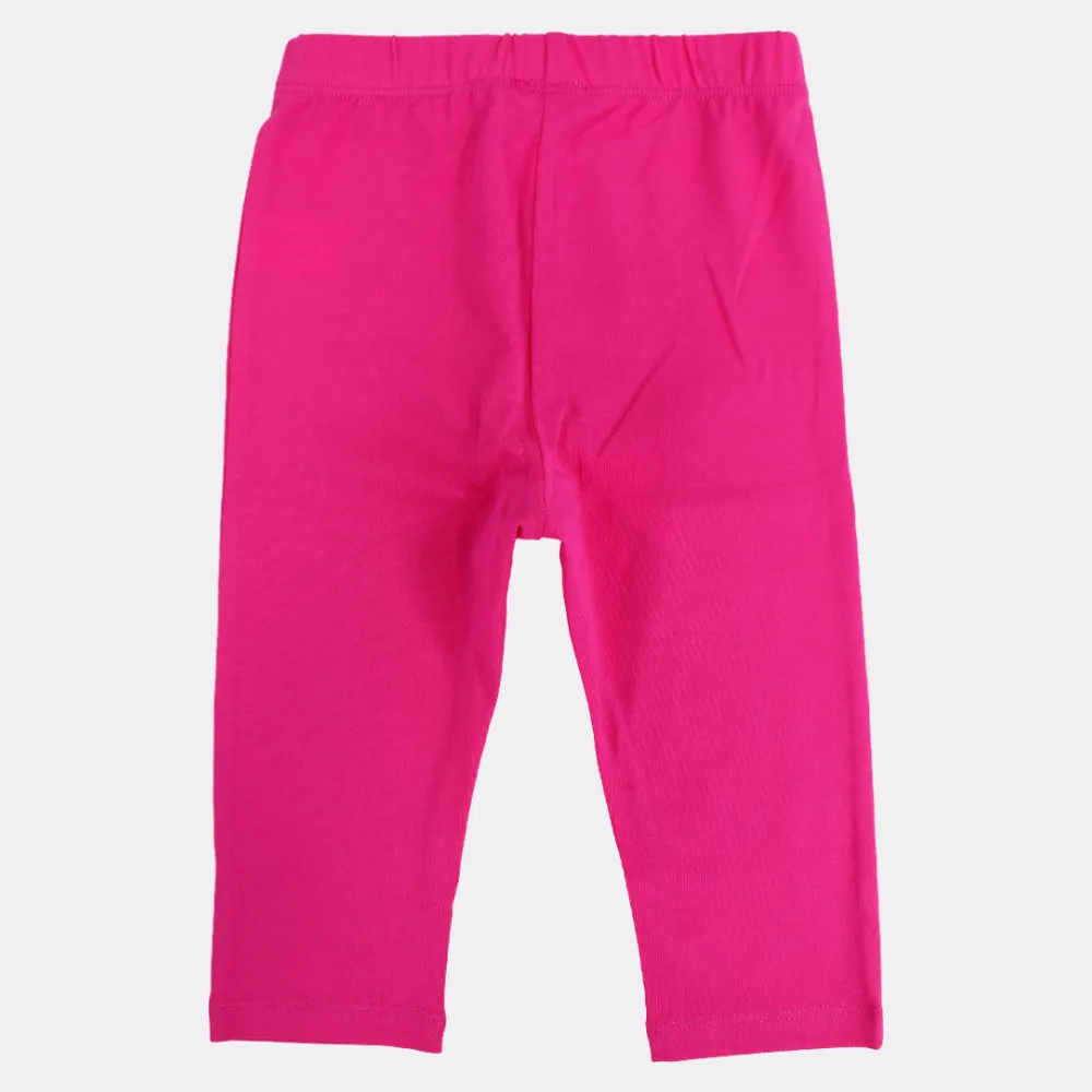 Einfache Baumwoll-Leggings für Mädchen