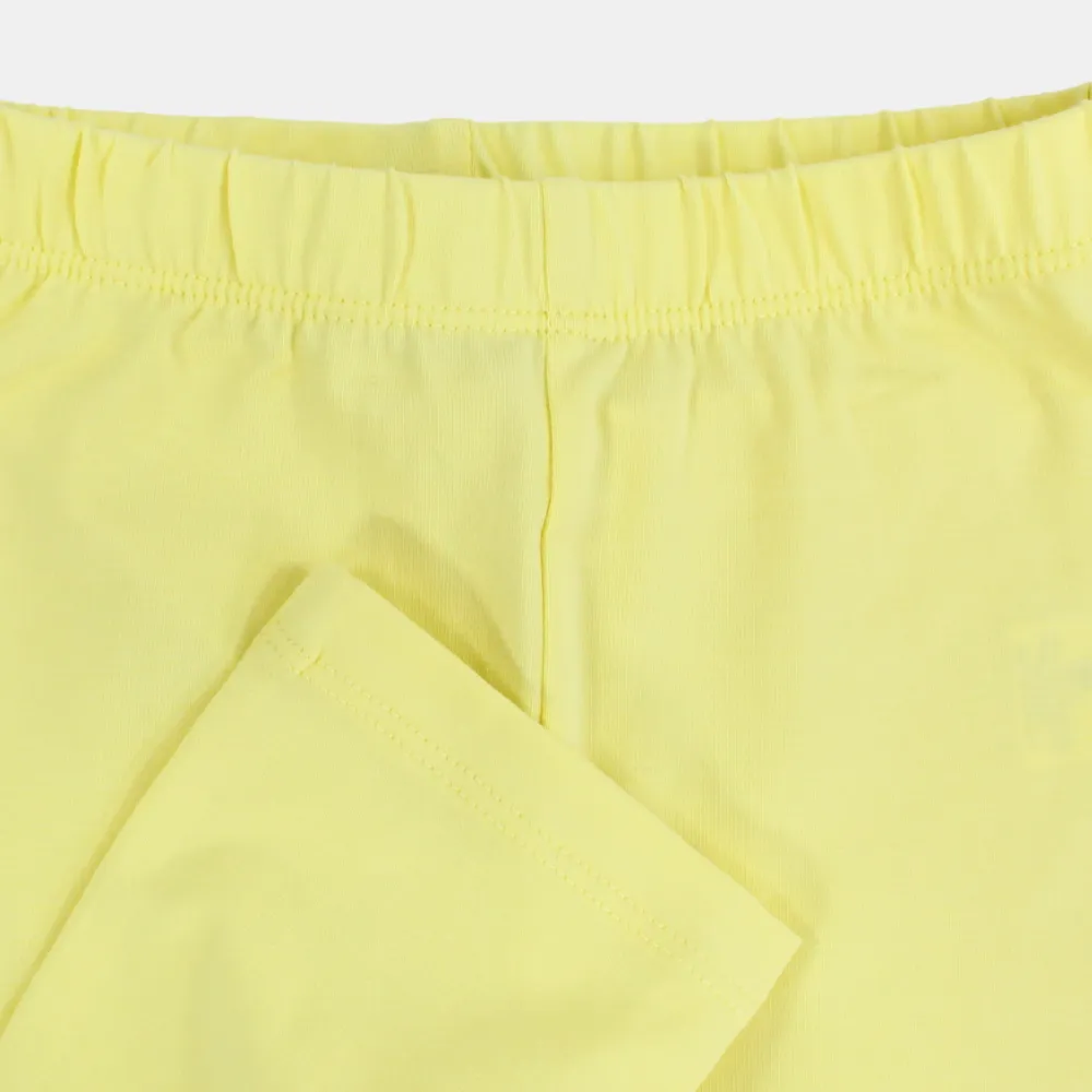 Einfache Baumwoll-Leggings für Mädchen