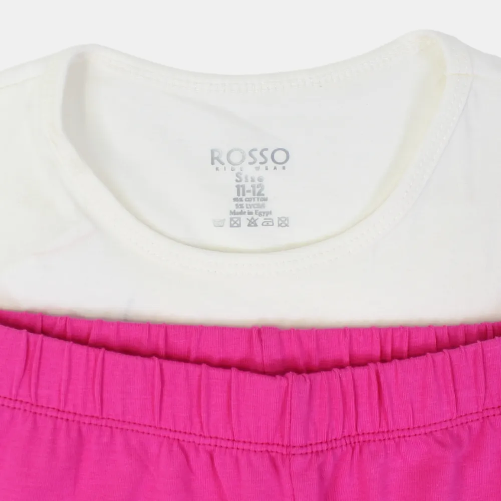 Mädchen ärmelloser Baumwoll-Pyjama-Set