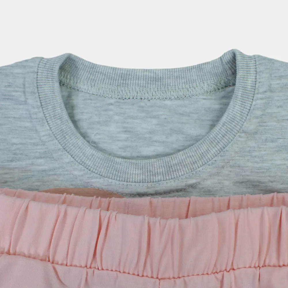 Mädchen Stitch Kurzarm-Baumwoll-Pyjama-Set