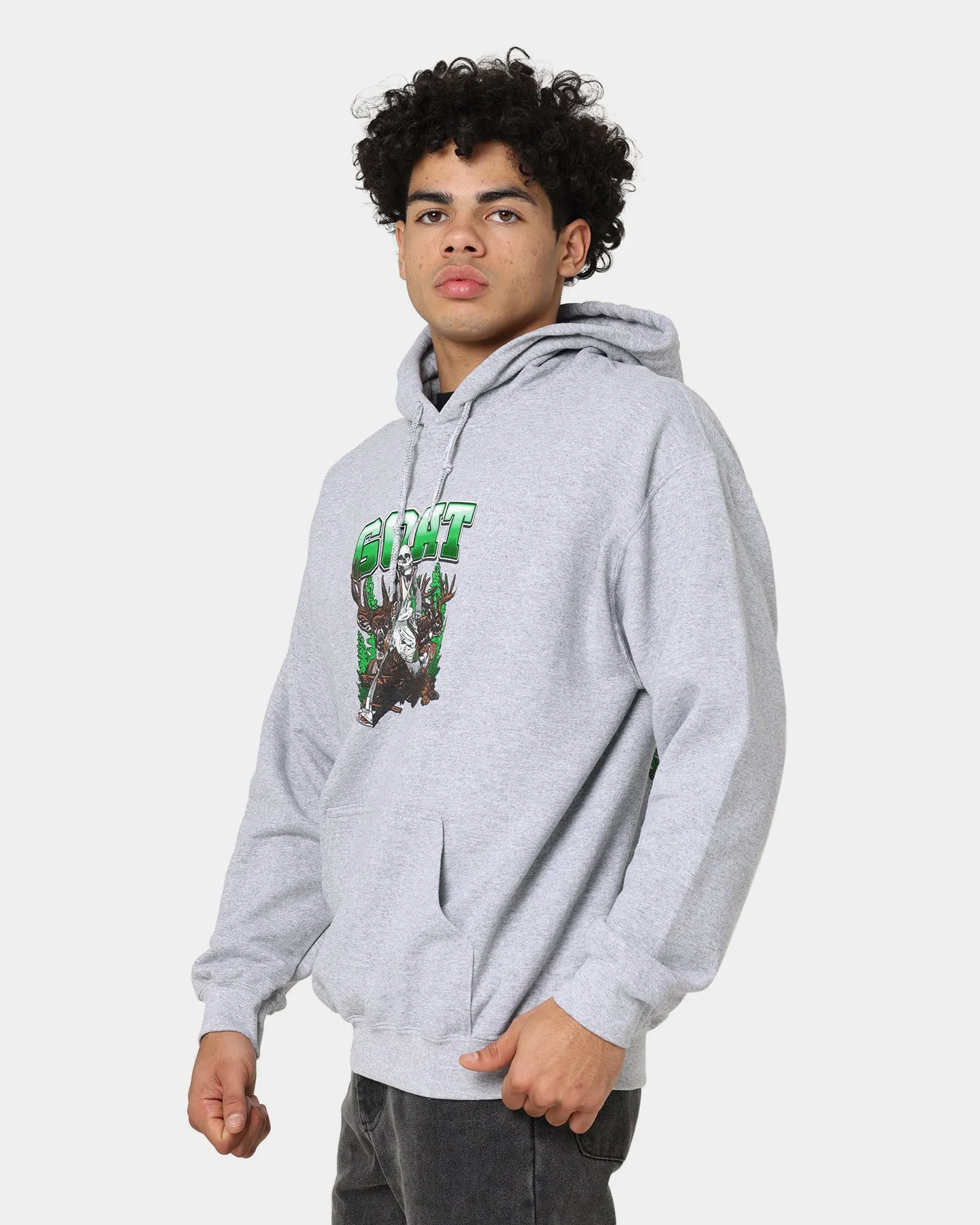 Goat Crew Buck Hunter Kapuzenpullover Grau
