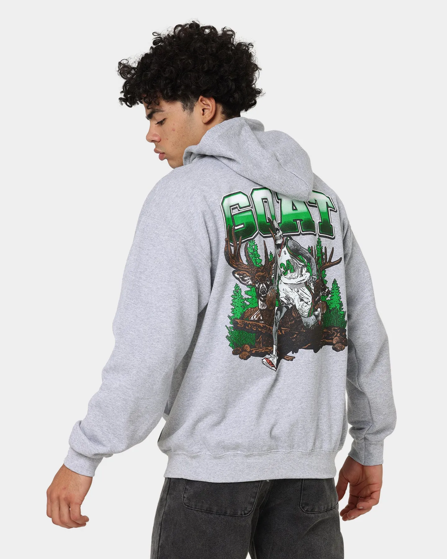 Goat Crew Buck Hunter Kapuzenpullover Grau
