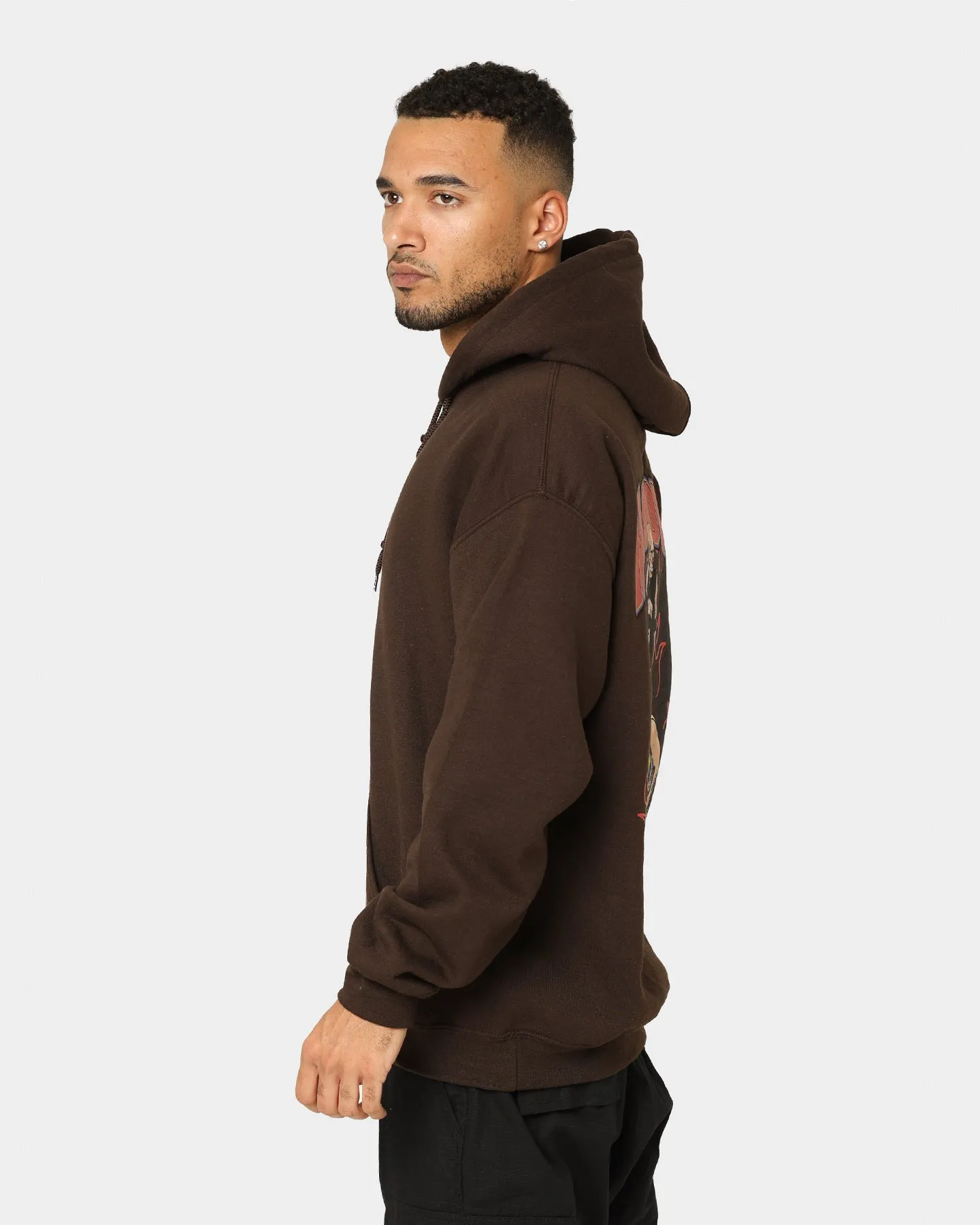 Goat Crew Man Down Hoodie Braun