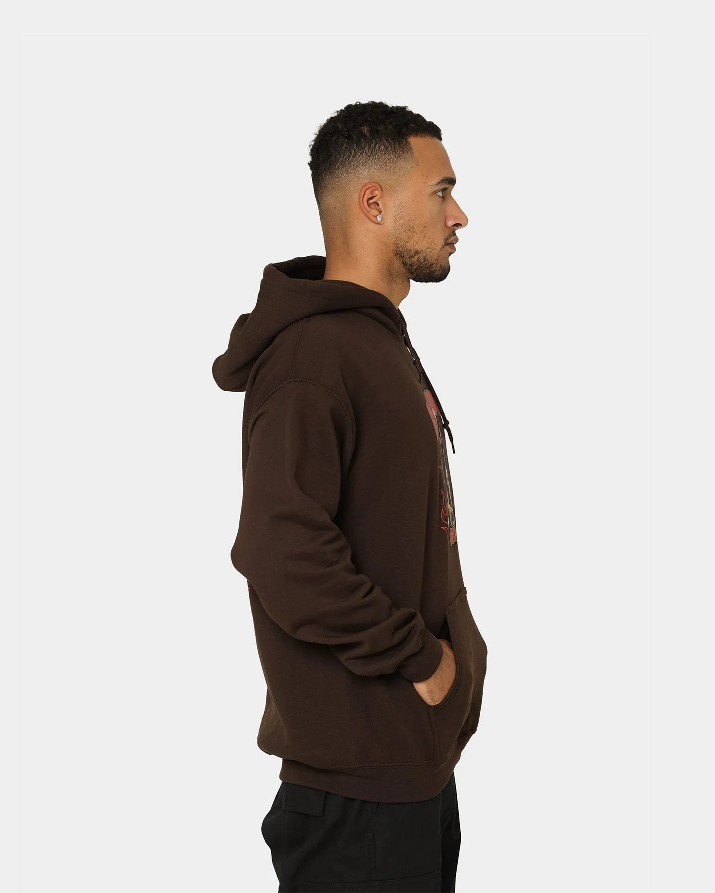Goat Crew Man Down Hoodie Braun