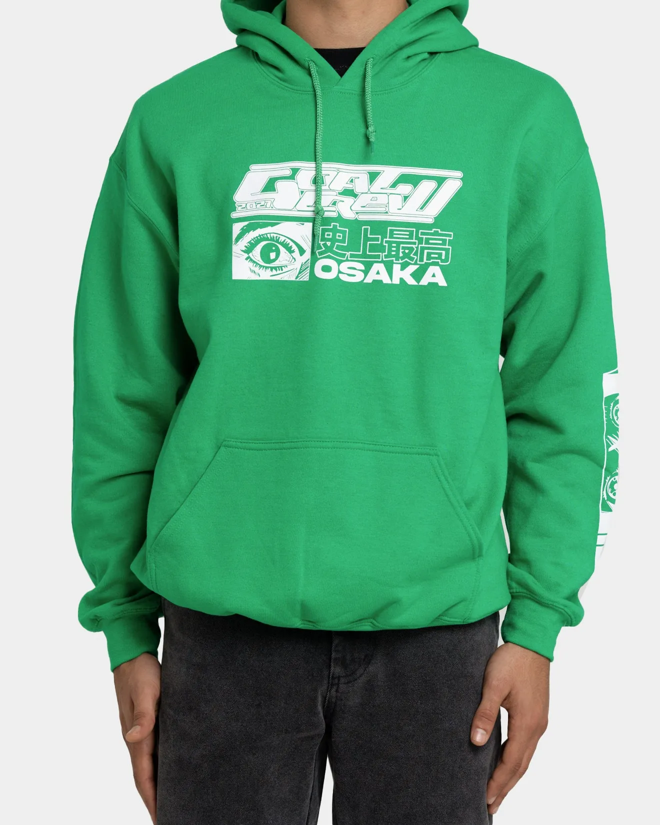 Goat Crew Osaka Kapuzenpullover Grün
