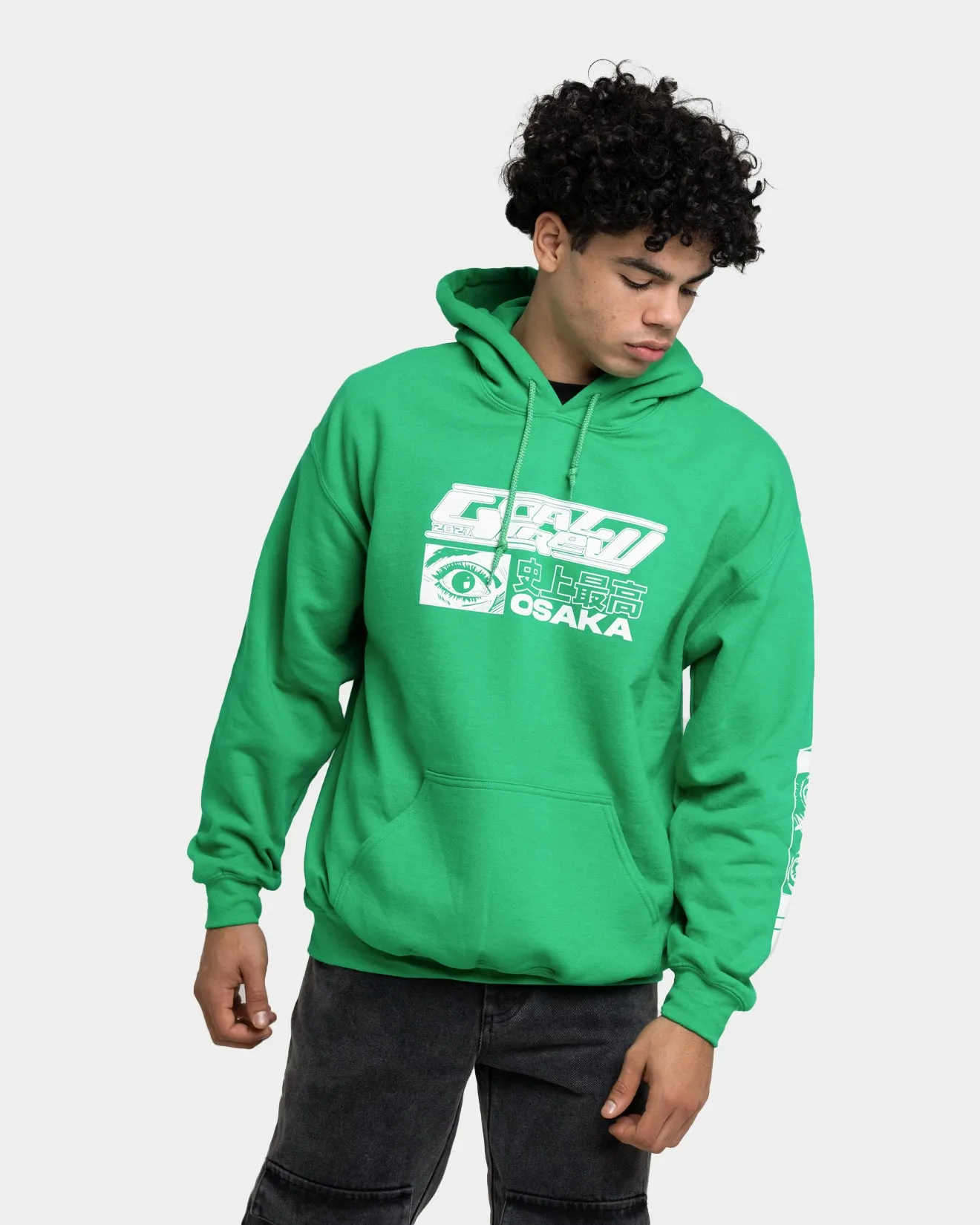 Goat Crew Osaka Kapuzenpullover Grün