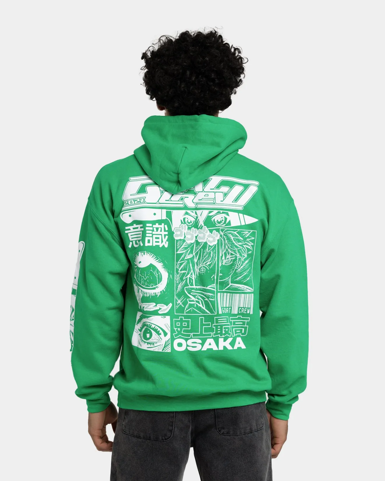 Goat Crew Osaka Kapuzenpullover Grün