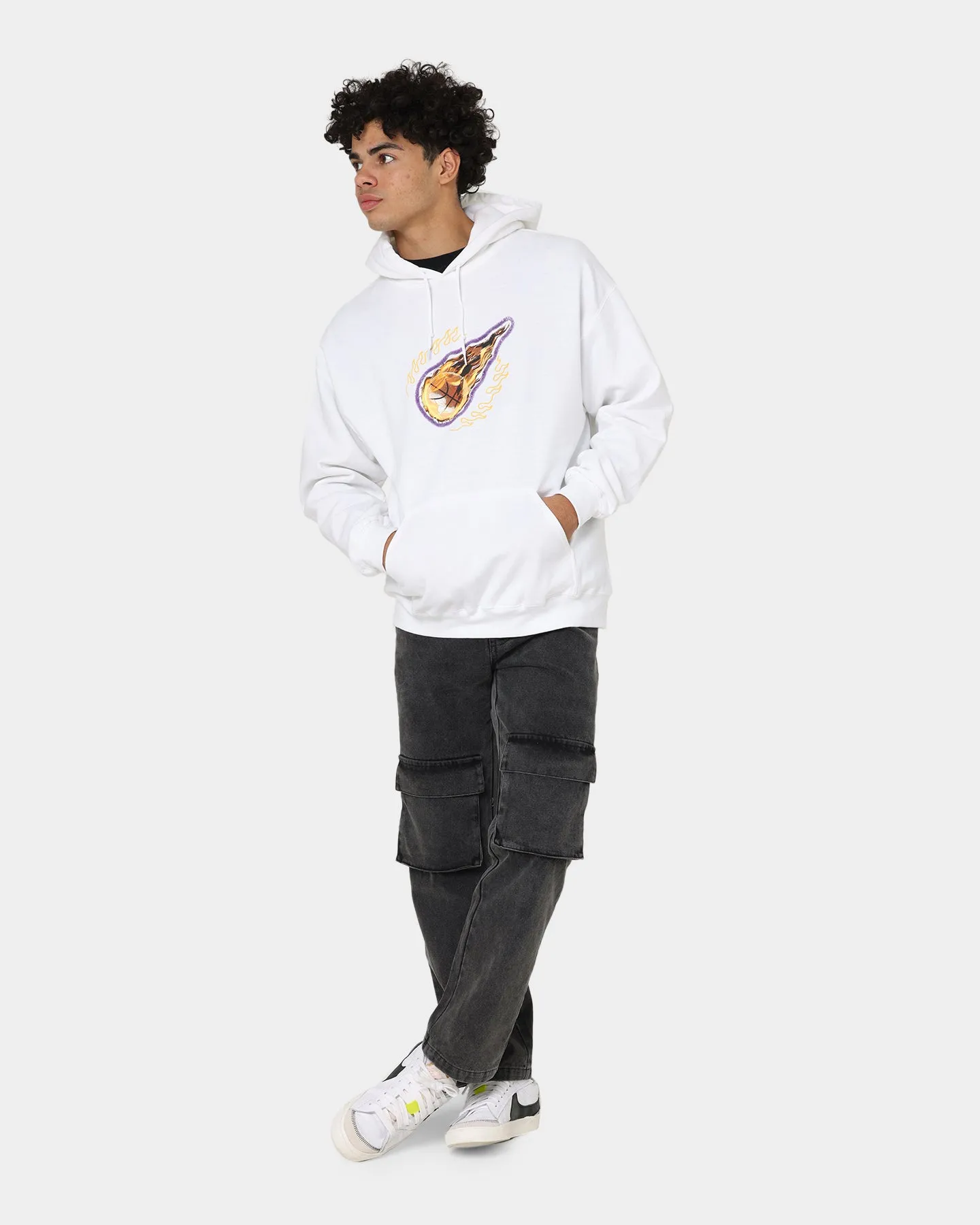 Goat Crew Space Slam Kapuzenpullover Weiß