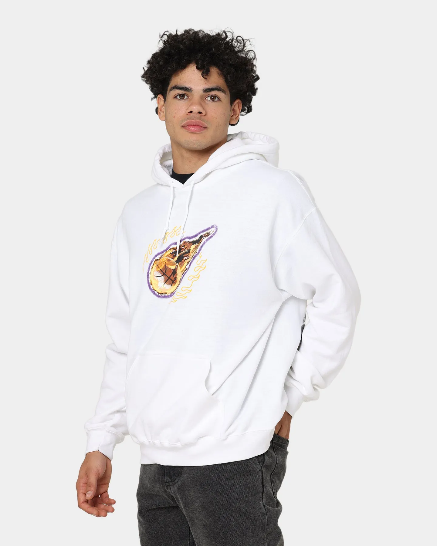 Goat Crew Space Slam Kapuzenpullover Weiß