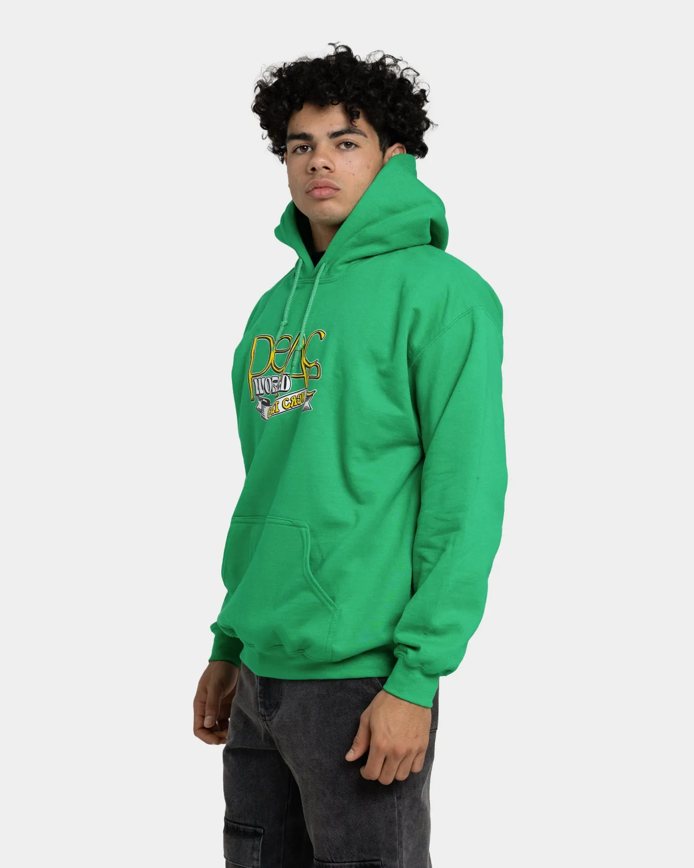 Goat Crew Weltfrieden Hoodie Grün