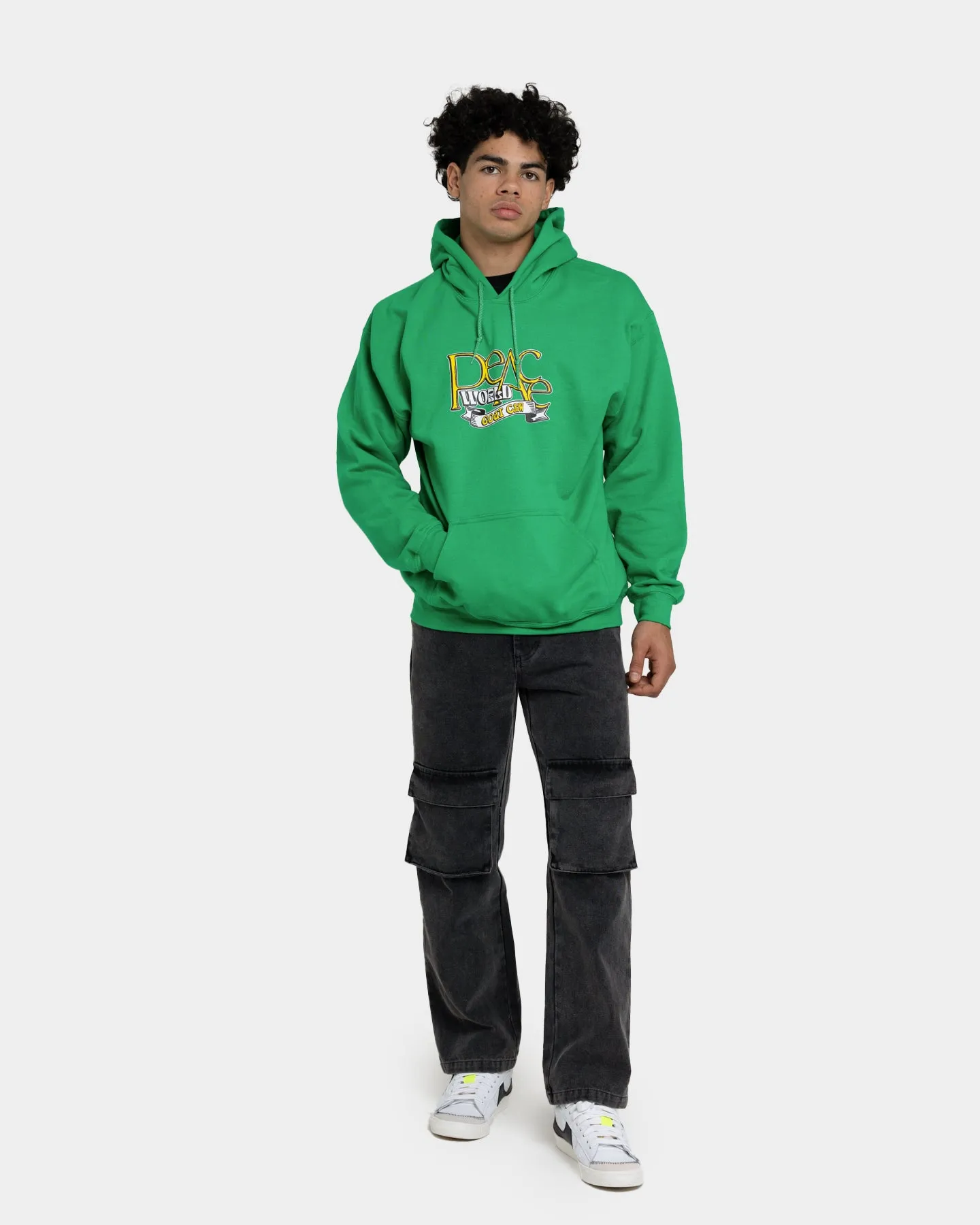 Goat Crew Weltfrieden Hoodie Grün