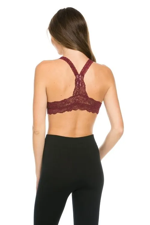 Wunderschönes Racerback-Bralette mit Futter DG513N