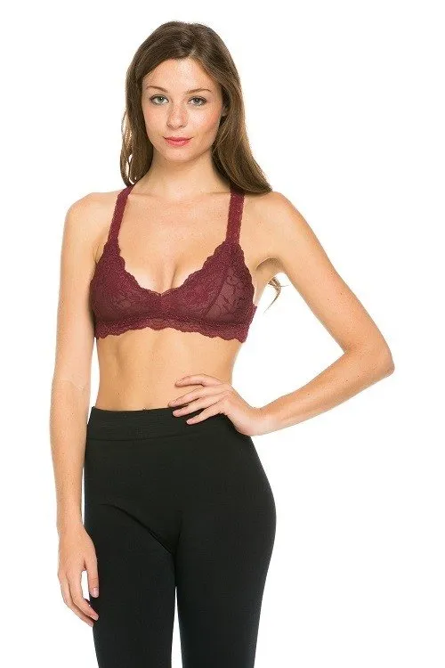 Wunderschönes Racerback-Bralette mit Futter DG513N