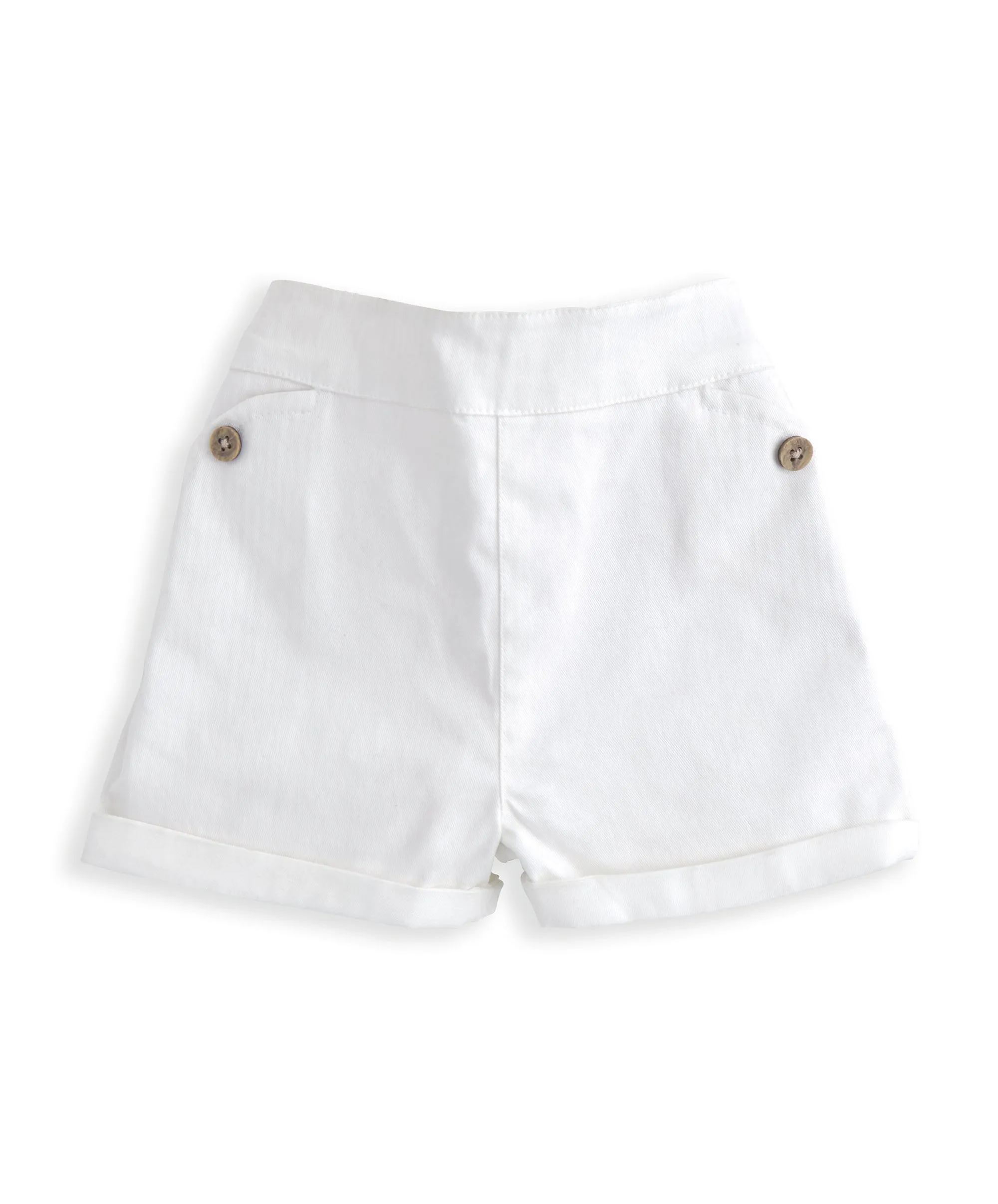 Großvater-Kragen Hemd & Shorts Set (2-teilig)