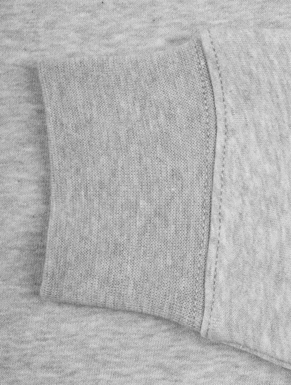 Graphik-Fleece-Hoodie Grau