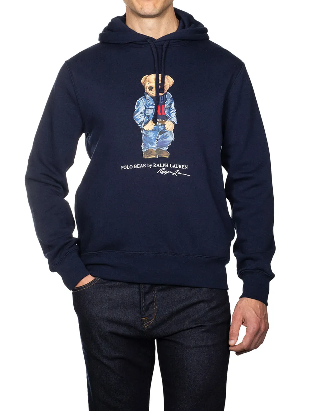 Graphik-Fleece-Pullover Cruise Navy