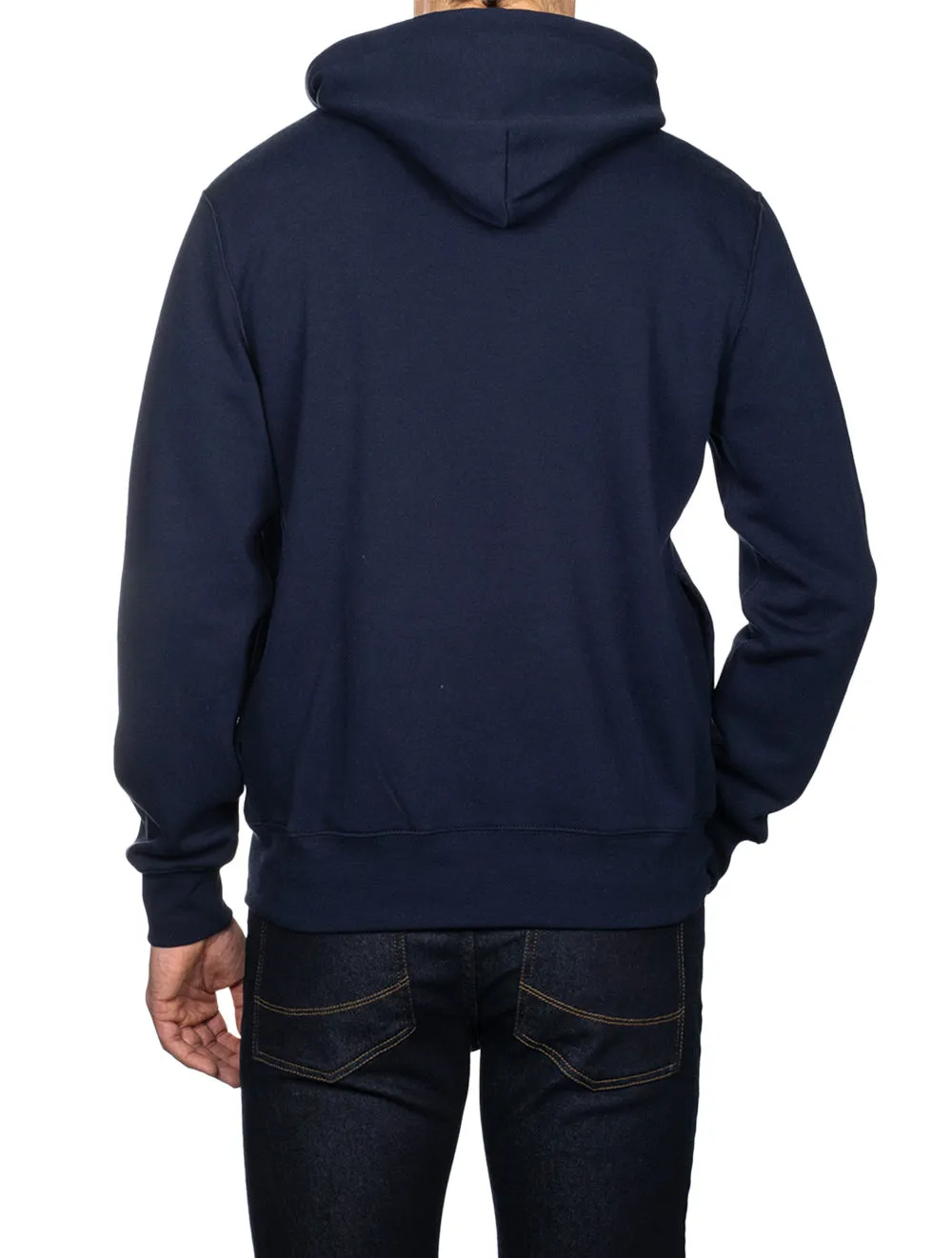 Graphik-Fleece-Pullover Cruise Navy