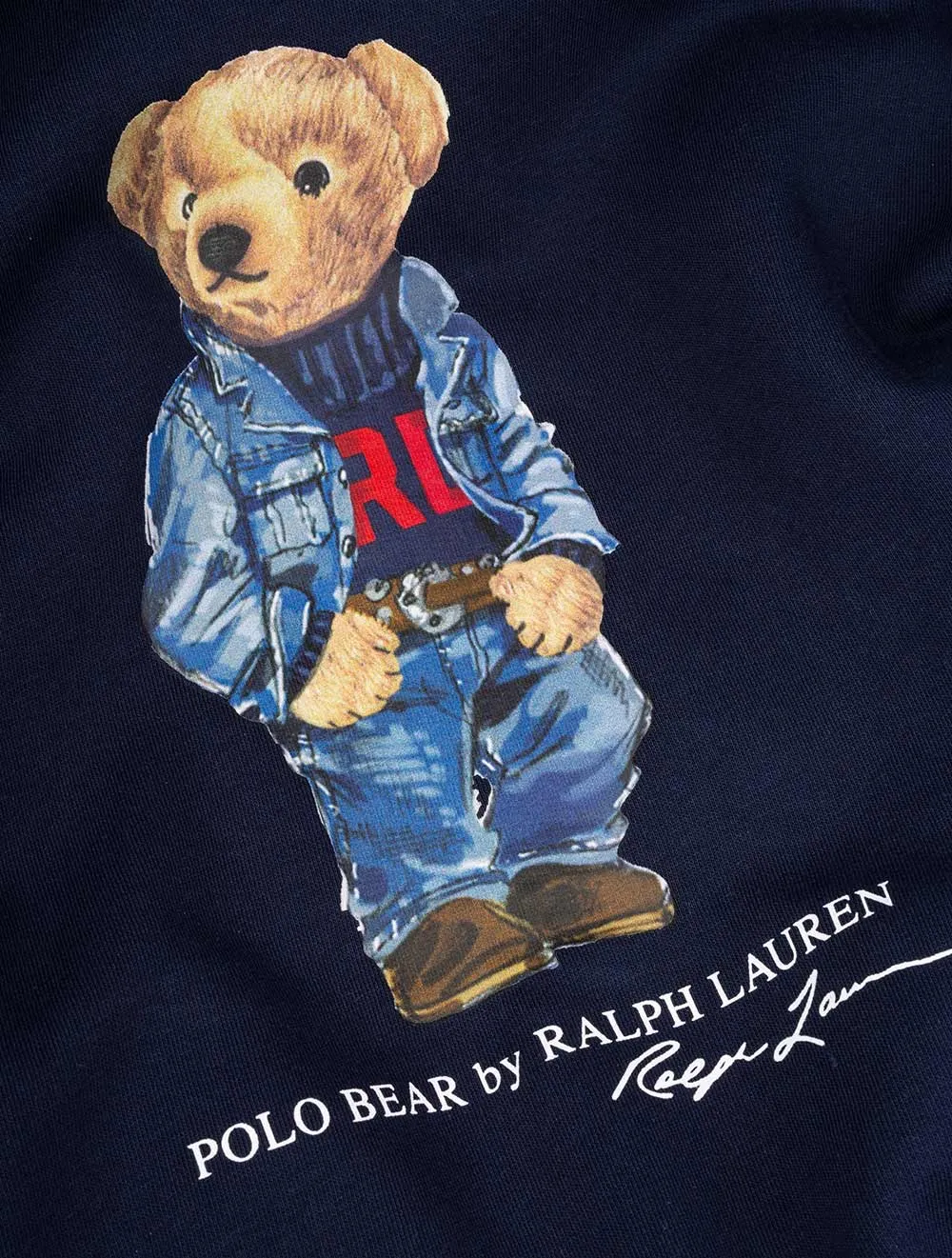 Graphik-Fleece-Pullover Cruise Navy
