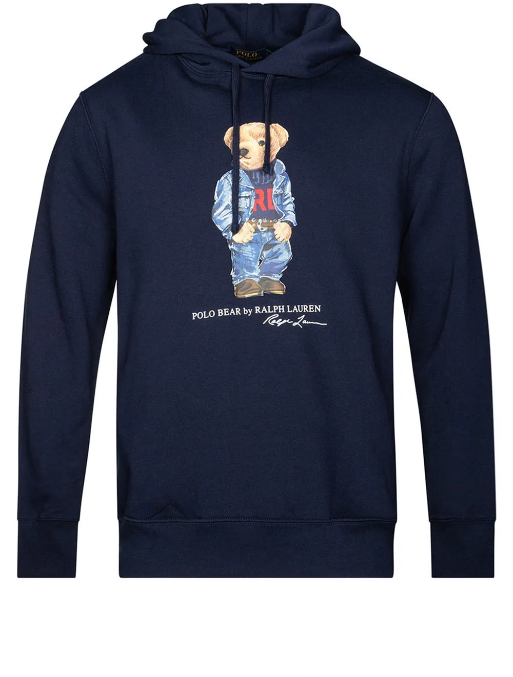 Graphik-Fleece-Pullover Cruise Navy