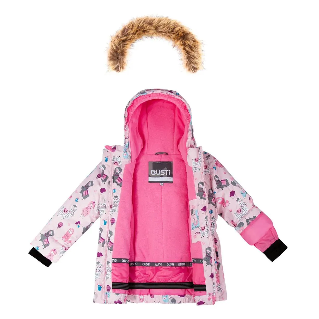 Gusti Girls Schneeanzug - Lamas - (2T bis 8J) Babykids Gusti