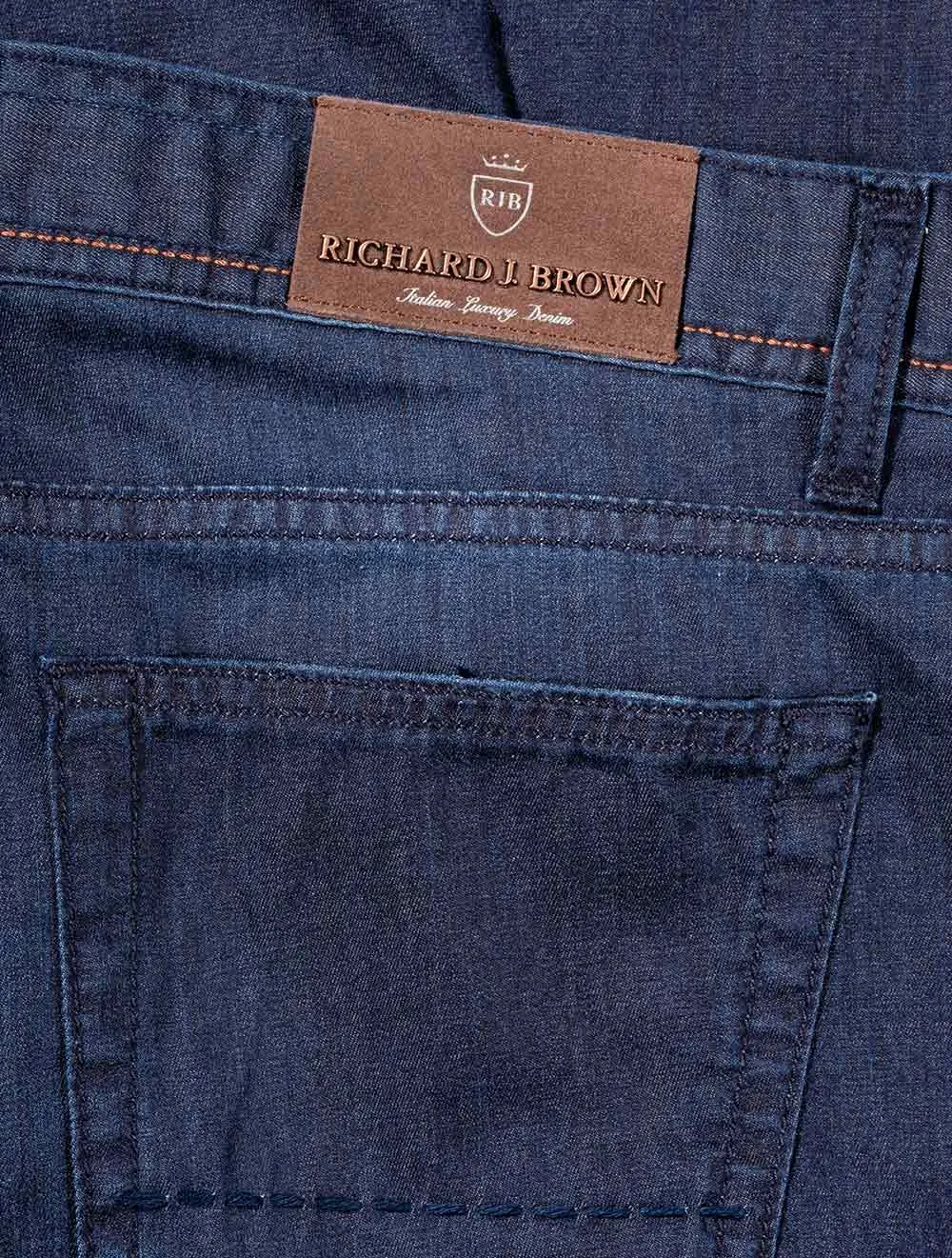 Handgenähte Jeans Navy