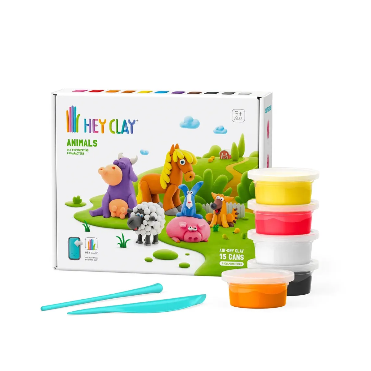 Hey Clay Animals großes Set