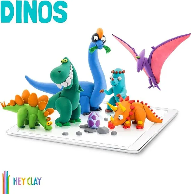 Hey Clay Dinos Groß