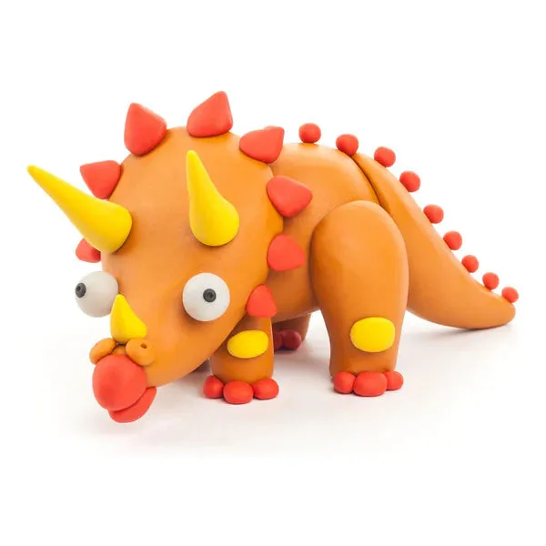Hallo Clay Triceratops