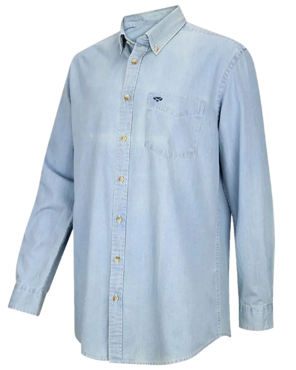 Hoggs of Fife Archerfield Denim-Hemd Hoggs of Fife