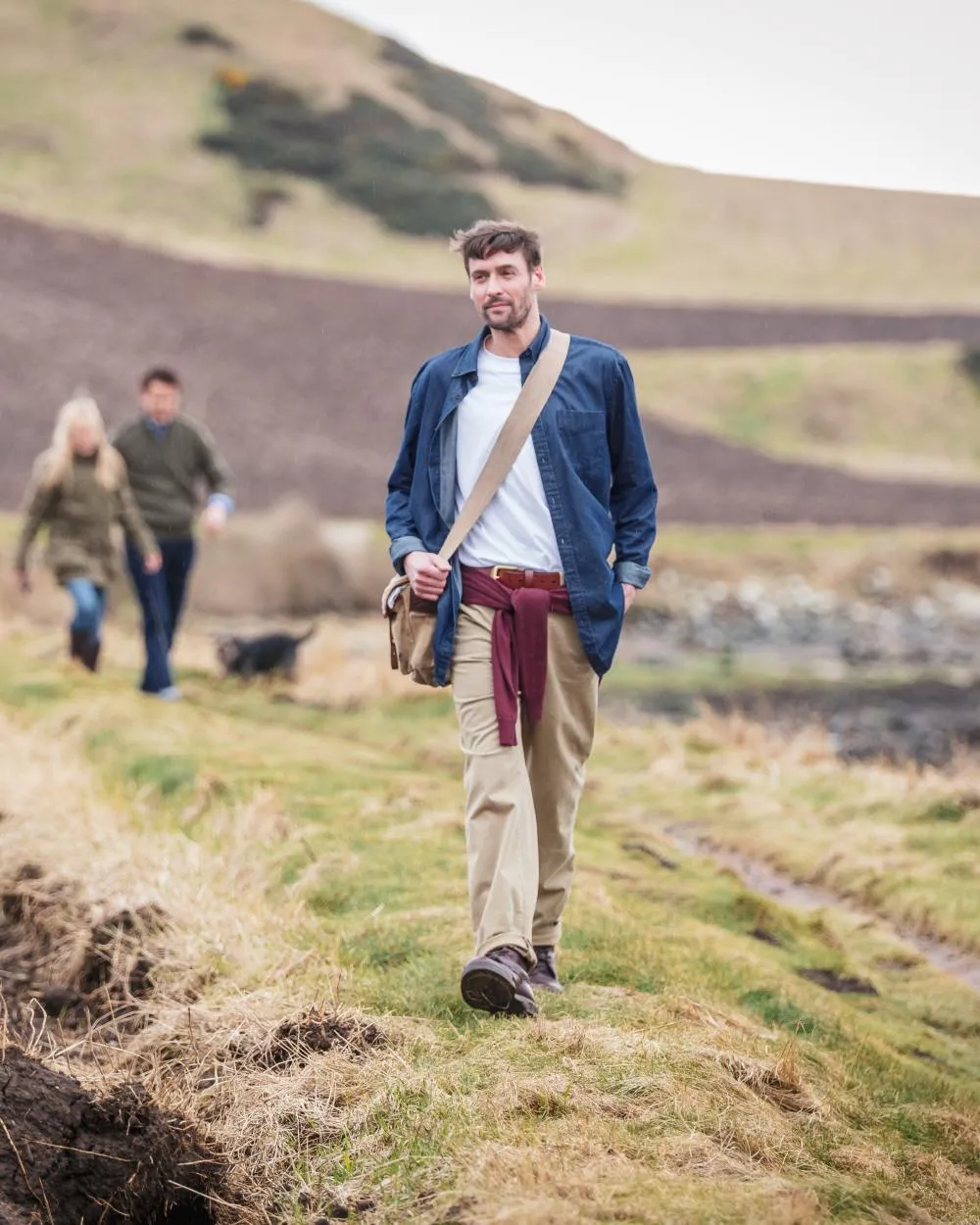 Hoggs of Fife Archerfield Denim-Hemd Hoggs of Fife