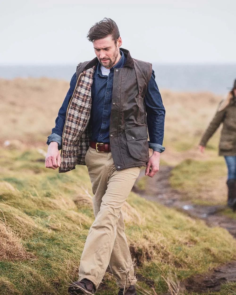Hoggs of Fife Archerfield Denim-Hemd Hoggs of Fife